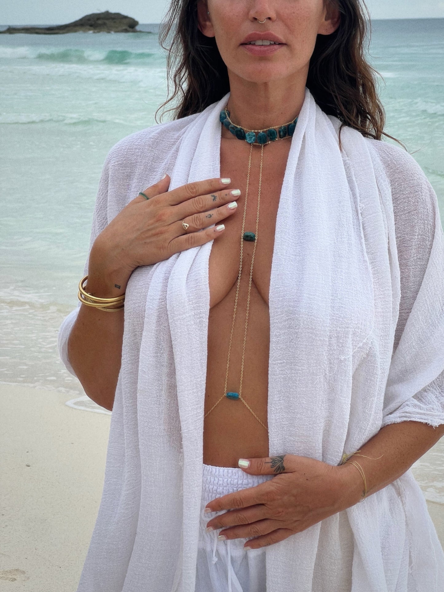 Apatite Stones Bodychain