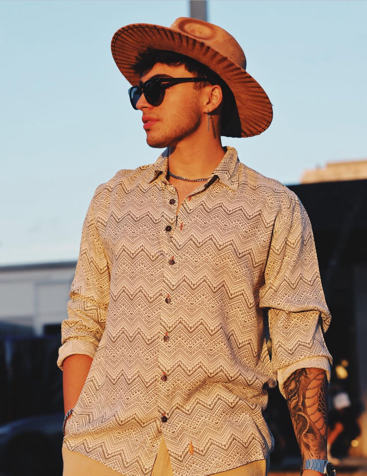 Tan Lush Fedora