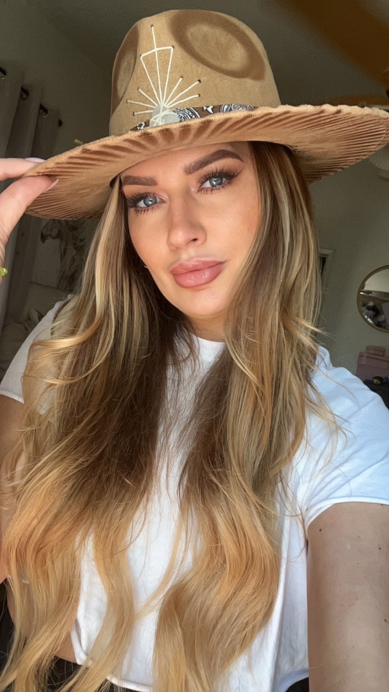 Tan Lush Fedora