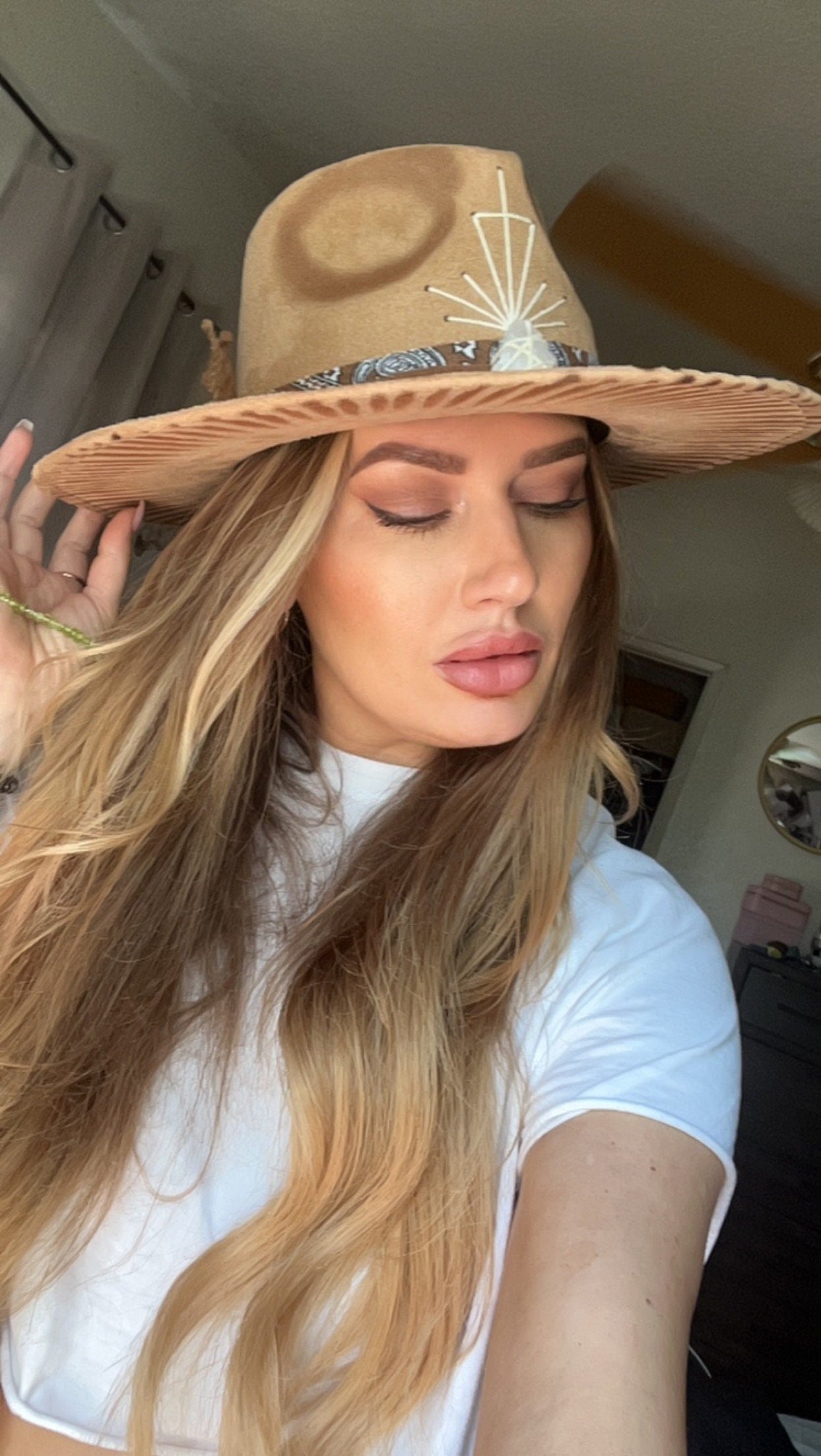 Tan Lush Fedora