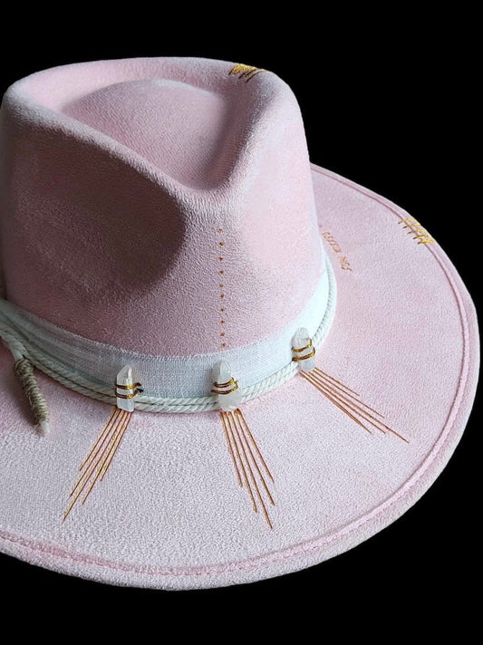 Pink Bloom Fedora